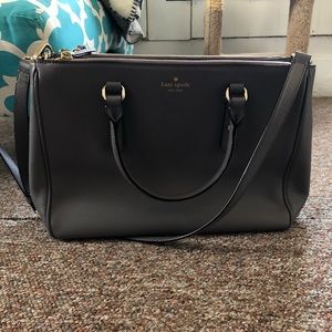 Kate Spade grey shoulder tote